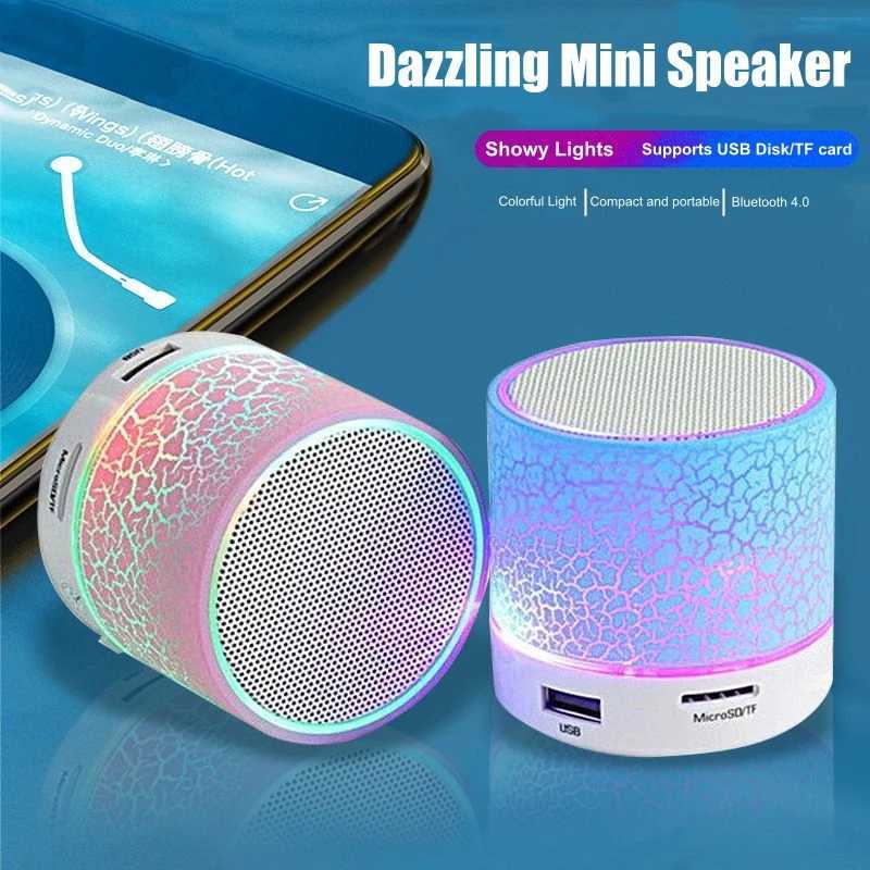 A9 Colorful Dazzling Wireless Bluetooth Speaker Mini Portable Outdoor Subwoofer Music Sound Box For Mobile Phone TF Card PC J251116-image-1080146824