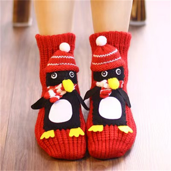 Christmas Halloween 3D Cartoon Socks for Girls - Crazy Cute Kawaii Animal Novelty Custom Socks-image-1080080919