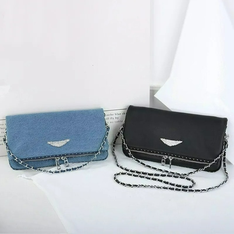 luxury bag zadig clutch Women denim bag Flap designer wallet Envelope shoulder bag Crossbody bag designer purses handbags designer bag high quality