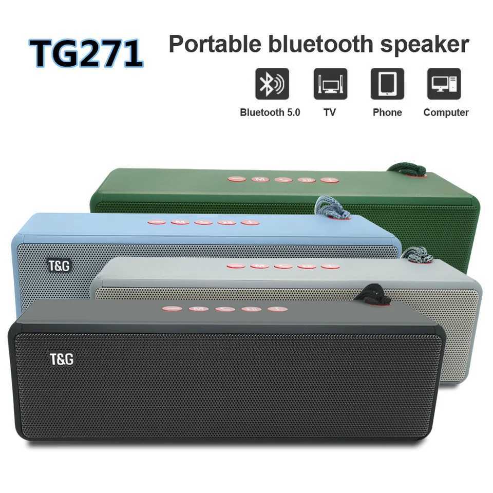 2400mAh TG271 Bluetooth Speaker Portable Wireless Speakers Loudspeaker Waterproof Outdoor Bass Column Sound Box USB TF FM J251116-image-1080146138