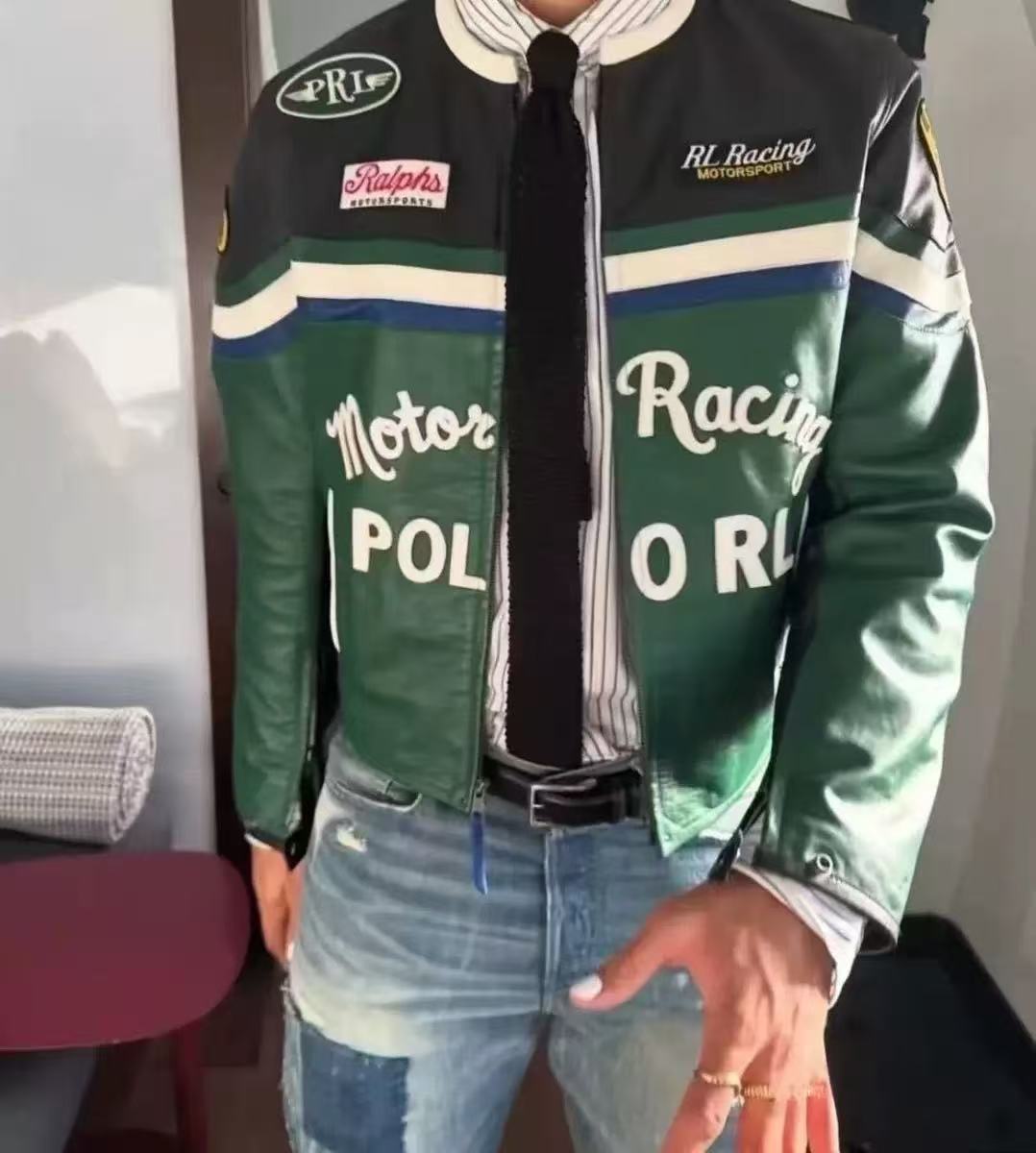 Leather Avirex Pelle Leather Jacket High Quality Designer Diamond Encrusted Eagle Coat Wide Sheep Windbreak Bomber Limited Edition Luxury Casual Pel