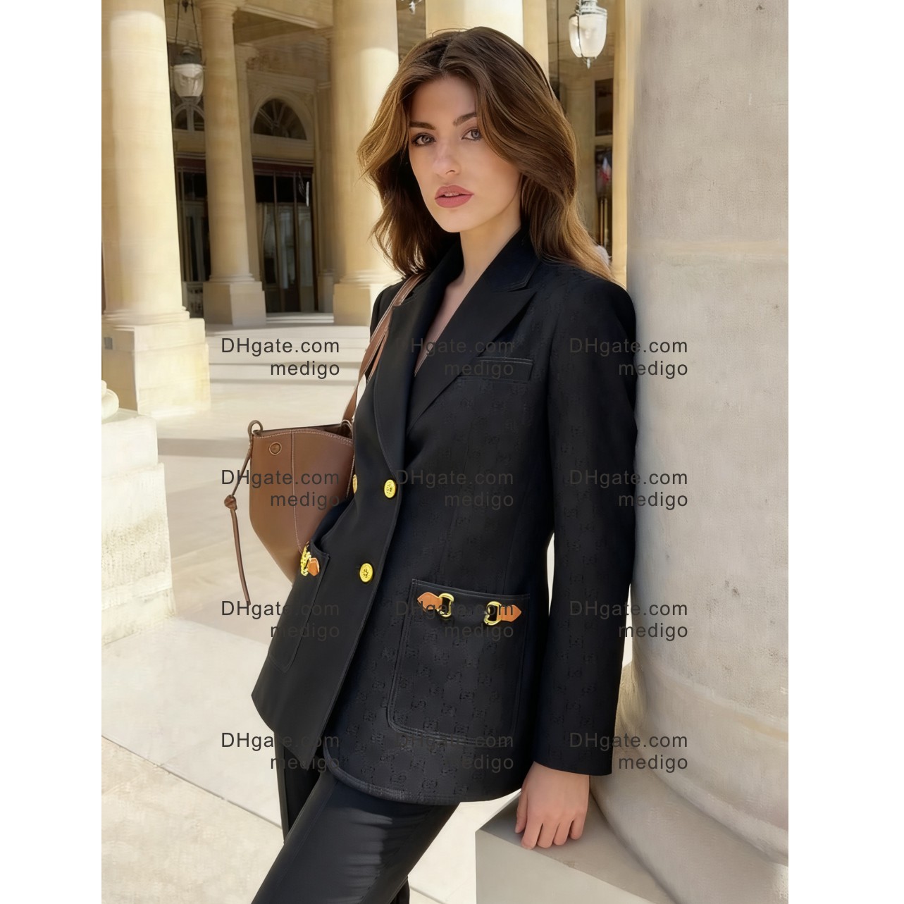 Designer luxury Women's Suits & Blazers jackets clothing coats women classic Horsebit double letters new Business Office Wedding Single Breaste