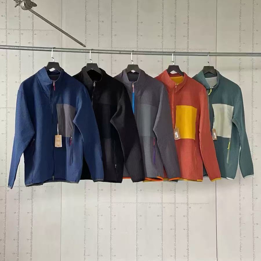 Men Jackets Fleece Zip Up Jacket hooded Thick Warm Down Coat Classic Retro Antumn Unisex Model Lamb Cashmere Luxury Outerwear Coats Winter Outdoor