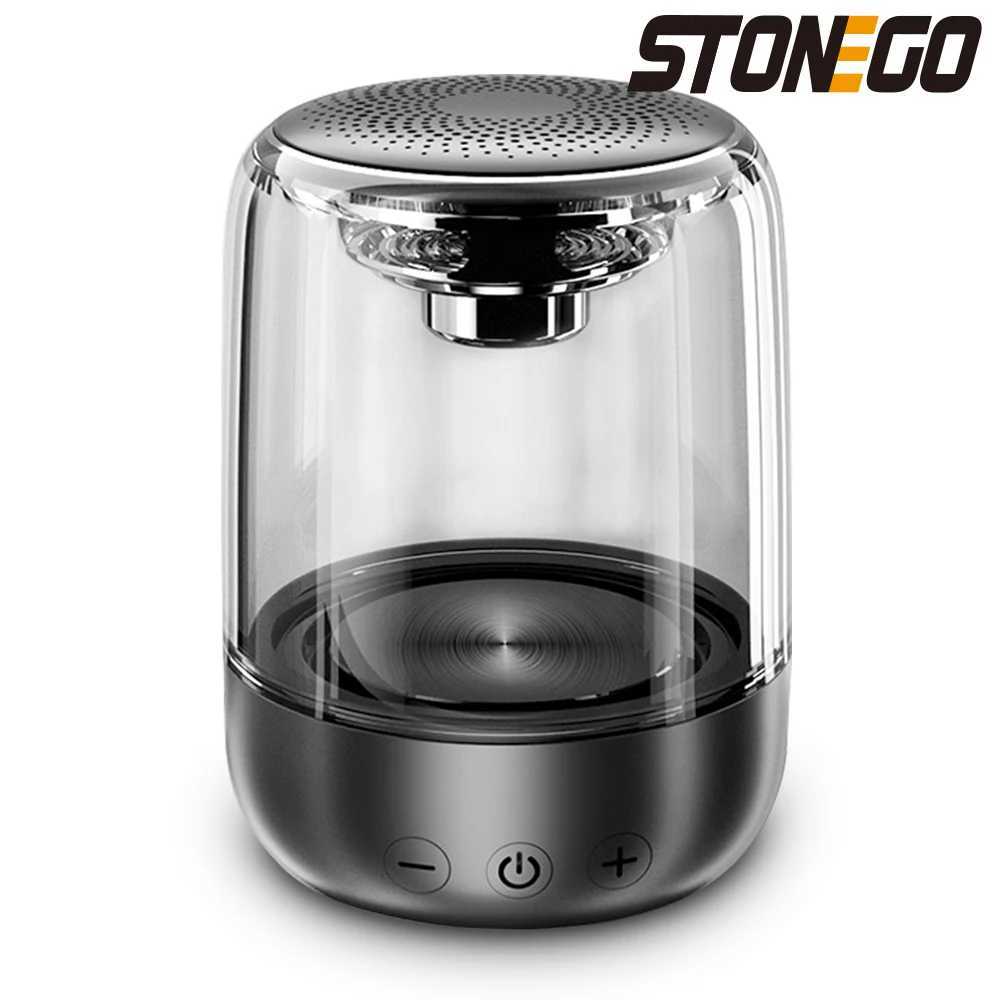 STOENGO True Wireless Stereo Speaker with Design Breathing LED Light TWS bluetooth 50 TF Card AUX Audio Input J251116-image-1080145583