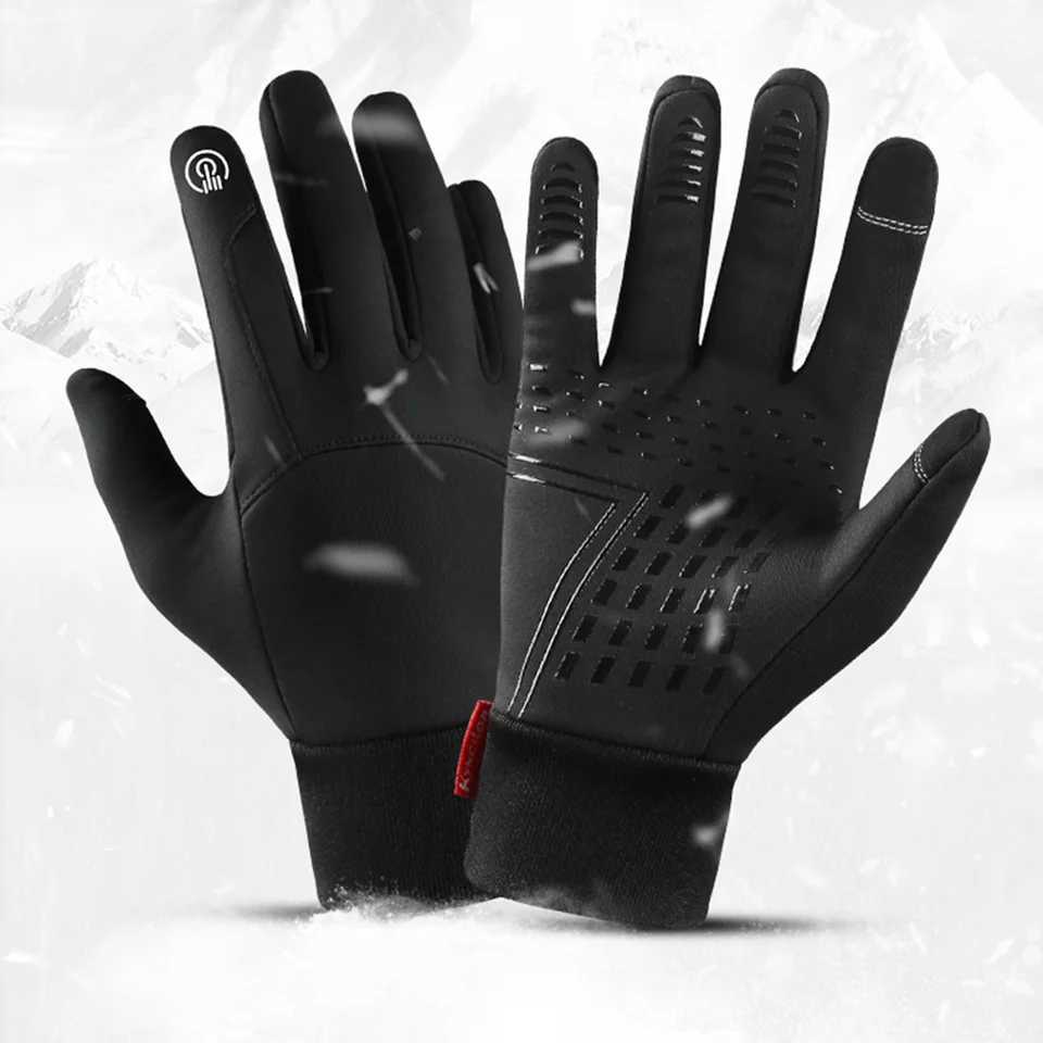 Winter Outdoor Sports Running Glove Warm Touch Screen Gym Fitness Full Finger Gloves For Men Women Sports Gloves J251016-image-1080210249