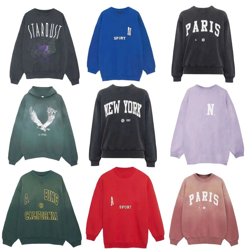 Designer Women's Hoodie Sweatshirt Fashion Classic Hot Letter Hand Embroidery Cotton Pullover Crew Neck Casual Versatile Hoodies Trend Tops