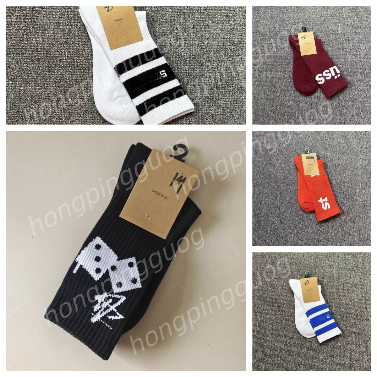 Designer Socks Men&#039;s socks Luxury Brand Sports Letter Printed Women&#039;s Breathable casual Basketball Couple sock-image-879869738