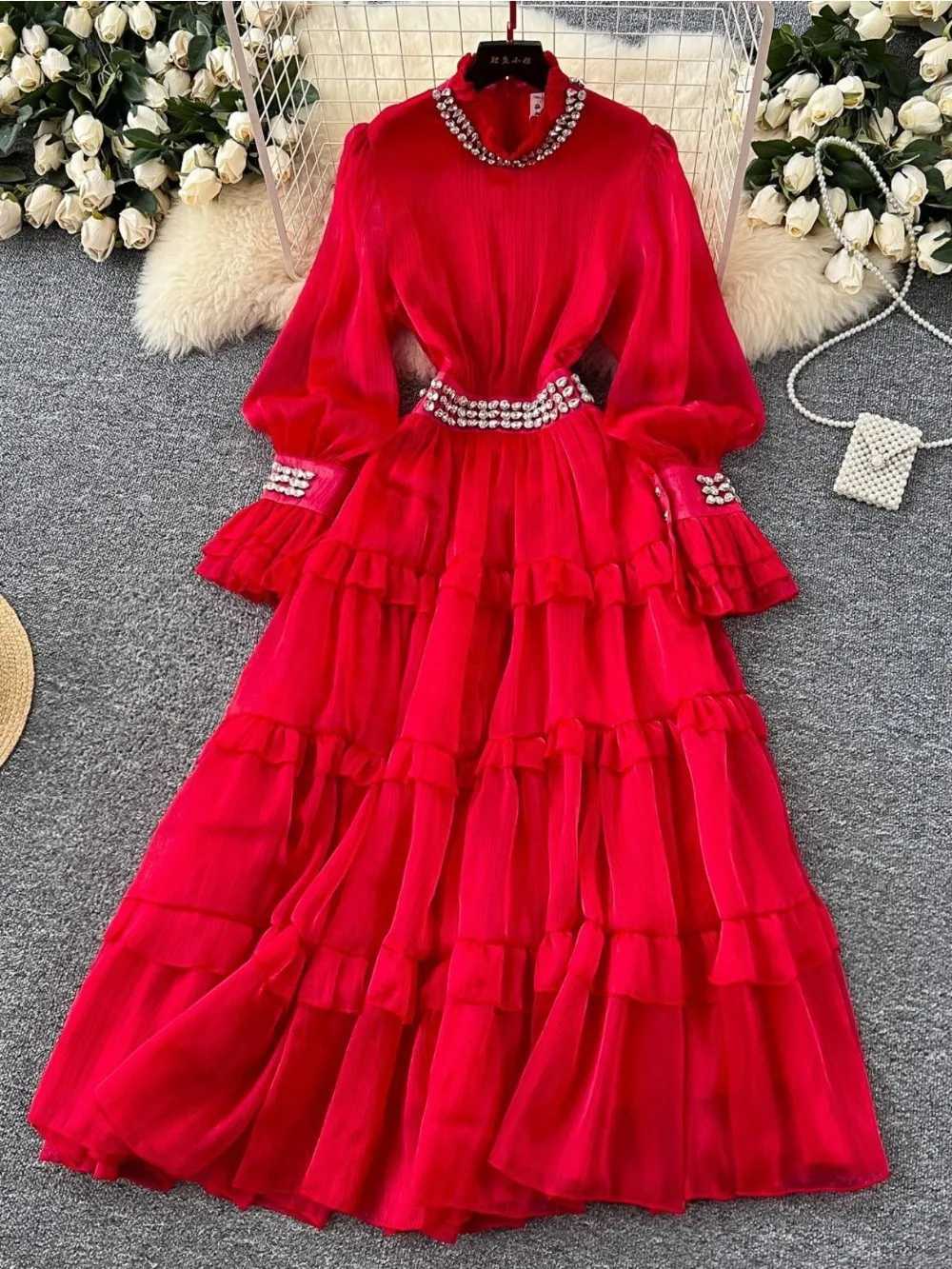 Eid Women Dress Muslim Abaya Beading Party Jalabiya Ramadan Long Dresses Vestidos Largos Arab Long Robe Morocco Kaftan W251016-image-1080241174