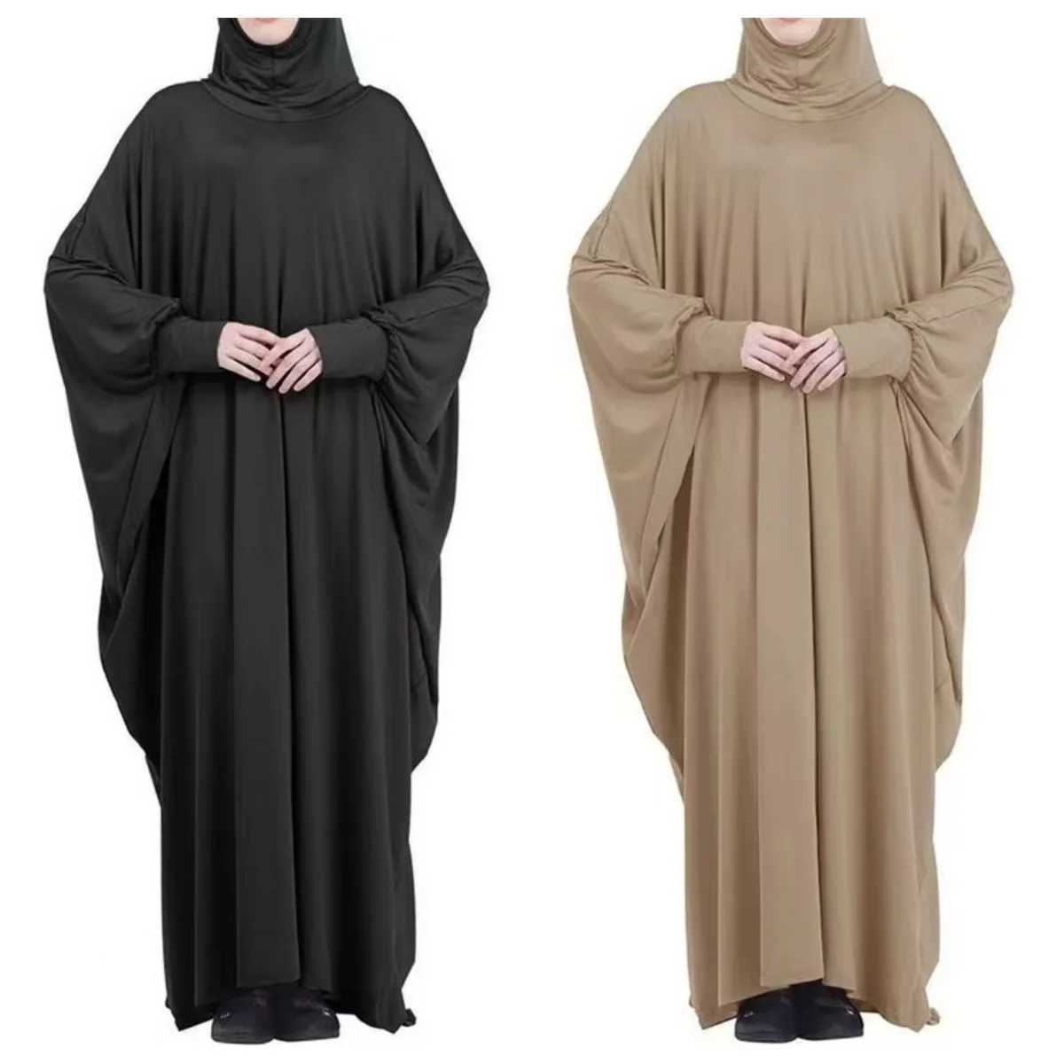 2025 New Ramadan Eid Hooded Muslim Abaya Women Amira Prayer Garment Hijab Dress Turkey KAFtan Robe Maxi Gown CloTHing W251016-image-1080241378