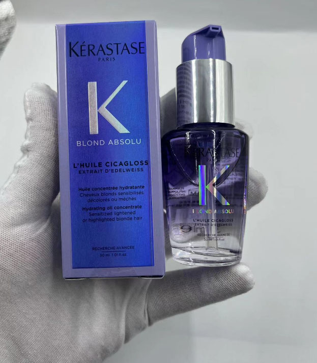 KERASTASE Hair Care Repair oil 30ml ELIXIR ULTIME CHRONOLOGISTE BLOND ABSOLU Moisturizing and Smooth hair Essential Oil
