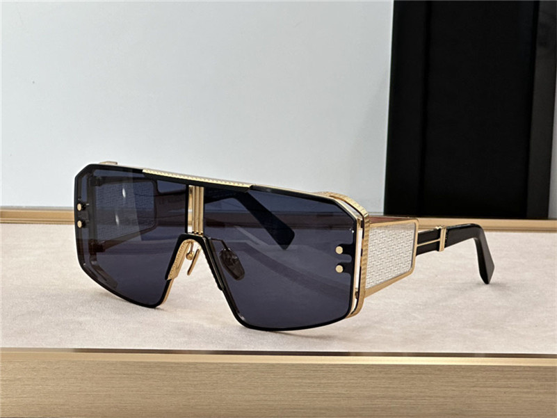 New fashion design oversized rimmed mask sunglasses BPS-146 metal frame exquisite shape generous popular style high end outdoor uv400 protection