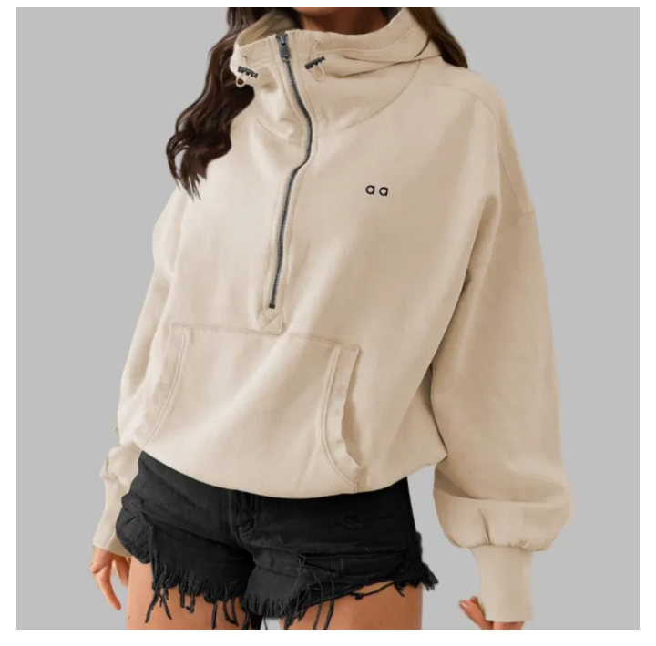 Designer Femmes Zip Up Sweat À Capuche De Luxe Casual Pull Sweat À La Mode Lâche Zipper Sweats À Capuche Femme À Manches Longues Pull Sweatshirts