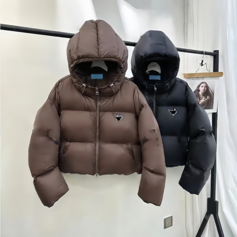 Fashion Designer Womens Down Coats Parkas Jackets Autumn Winter New Women Parka Down Cotton Coat Hooded Padded Parka Jackets Warm Thick Coats