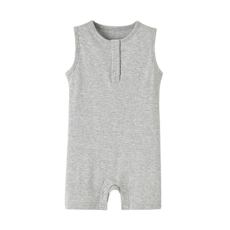 K554 Summer Baby Sleeveless Romper Soft Cotton Newborn Boy And Girls Ribbed Jumpsuits Bodysuit Toddler Infants Clothes-image-1080532431