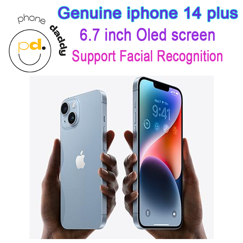 Unlocked Apple iPhone 14 plus Genuine RAM 6GB ROM 128GB/256GB/512GB Apple A15 Bionic (5 nm) IOS NFC 5G Cell Phone Support Face Recognition
