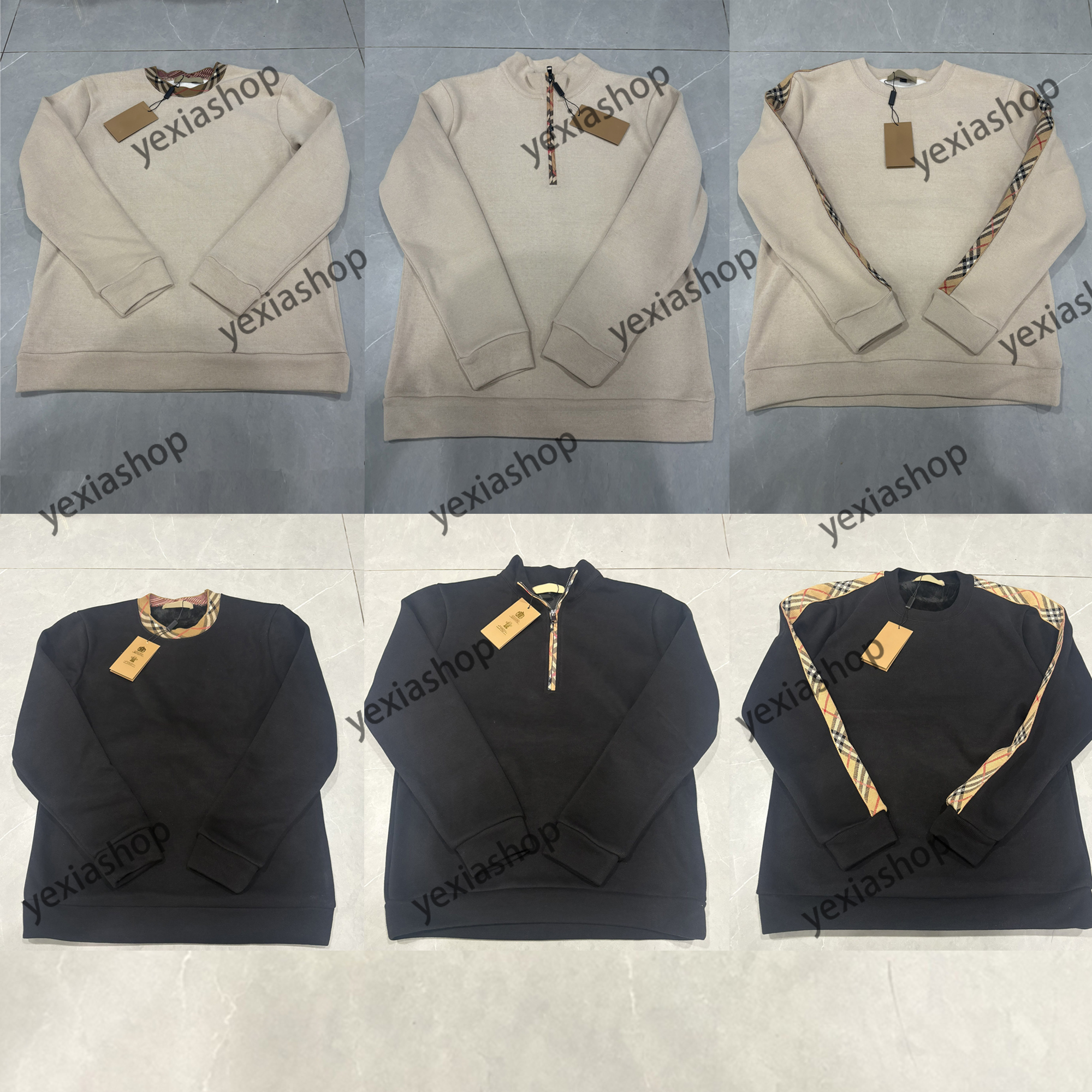 Designer Mens Sweater Fleece Thickened Sweatshirt Embroidery Knitwear Couples Clothing Winter Warm Tops Asian size M-3XL