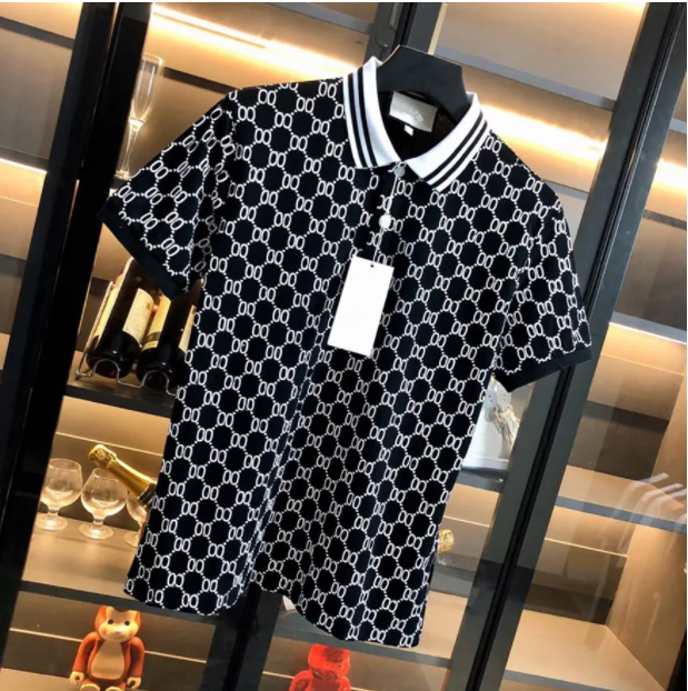 2025ss Spring Luxury Italy Men T-Shirt Designer Polo Shirts High Street Embroidery small horse Printing Clothing Mens Brand Polo Shirt-image-779012507