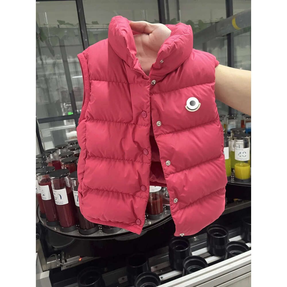 kid waistcoat hooded girl pink Down jacket vest kids clothes baby Goose boy down coat sleeveless Keep warm in winter School uniform outdoor skiing 1