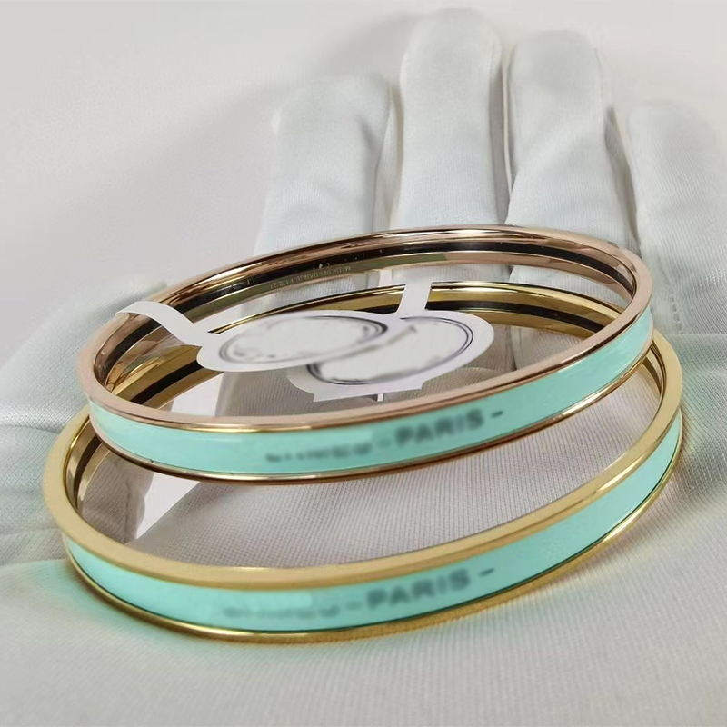 Novice Bracelet Designer Bracelet Jewelry Luxurious Bracelet Womens Enamel Bracelet H-Shaped Bracelet Nail Bracelet Brand Gold Bracelet Mens Wedd-image-1095279352