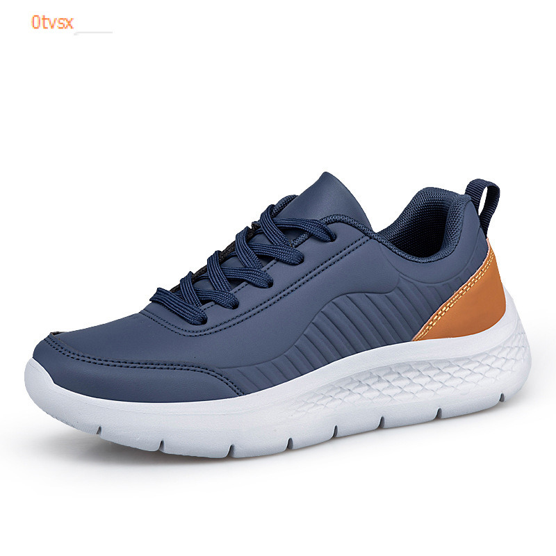 Cross border plus size new leather casual shoes, lightweight sports shoes, designer shoes, running shoes, walking shoes