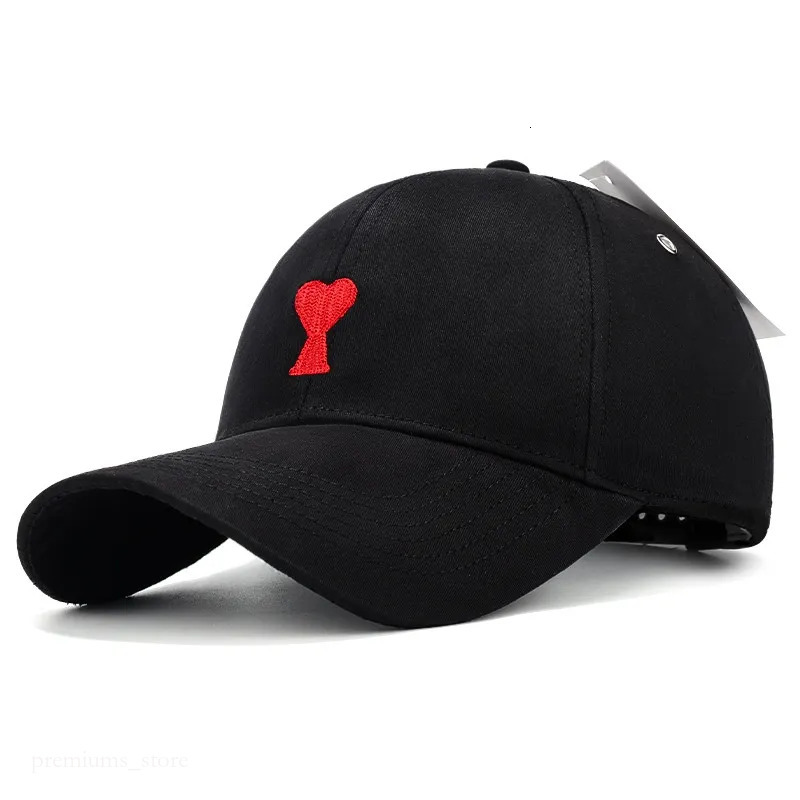 Hard Top Heart Embroidery Designer Cap Luxe Sun AMI Baseball Protection Hat Brand Outdoor Casual Hats 428