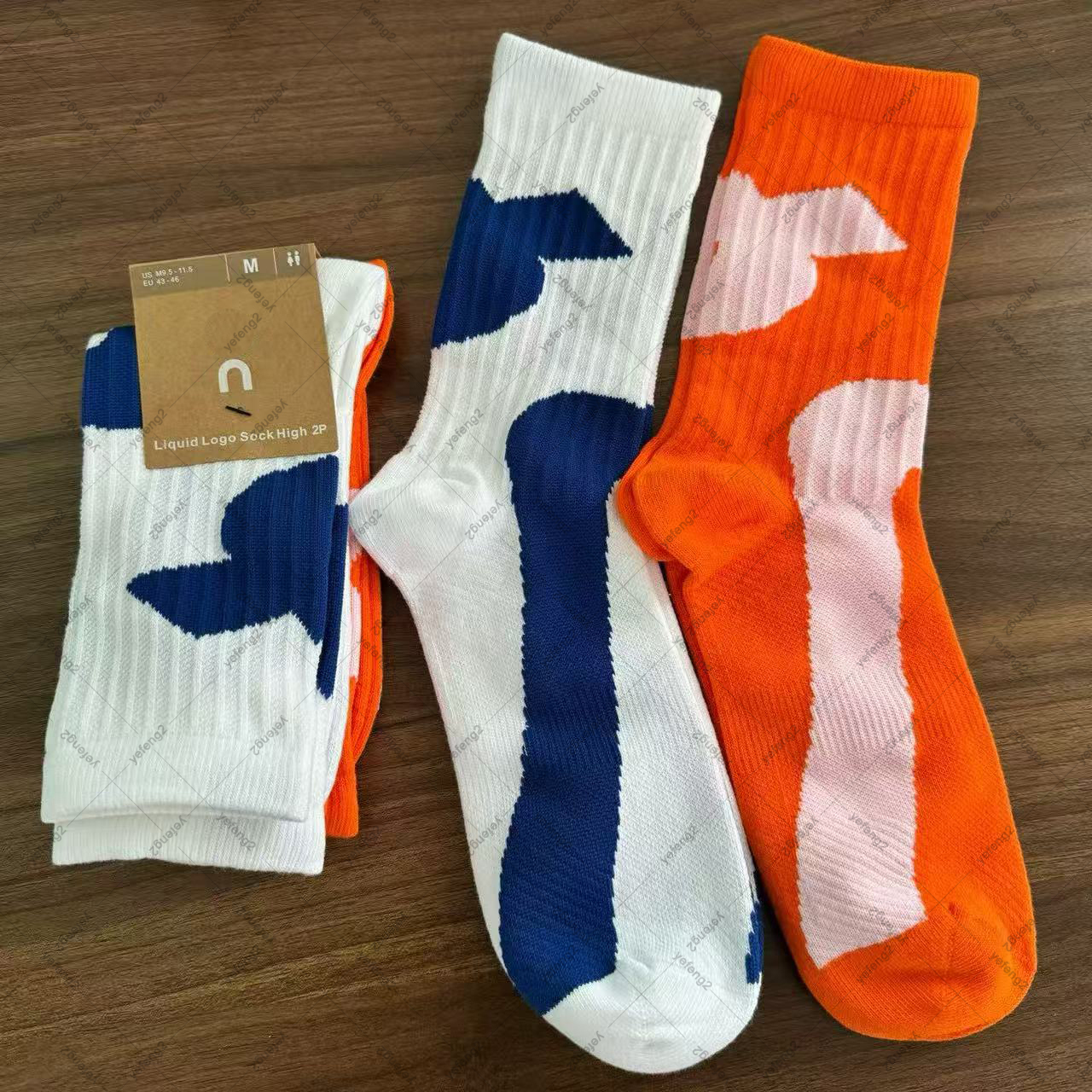 mens socks sports socks designer socks classic middle socks Outdoor fitness running high tube sports socks-image-1080714756