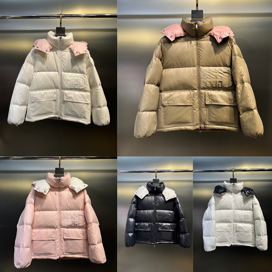 Designer Luxury puffer jacket Dual Color Unisex Winter Down Coat Power White Goose Down Waterproof Thick Warm Puffer for Daily Commute Outdoor Us
