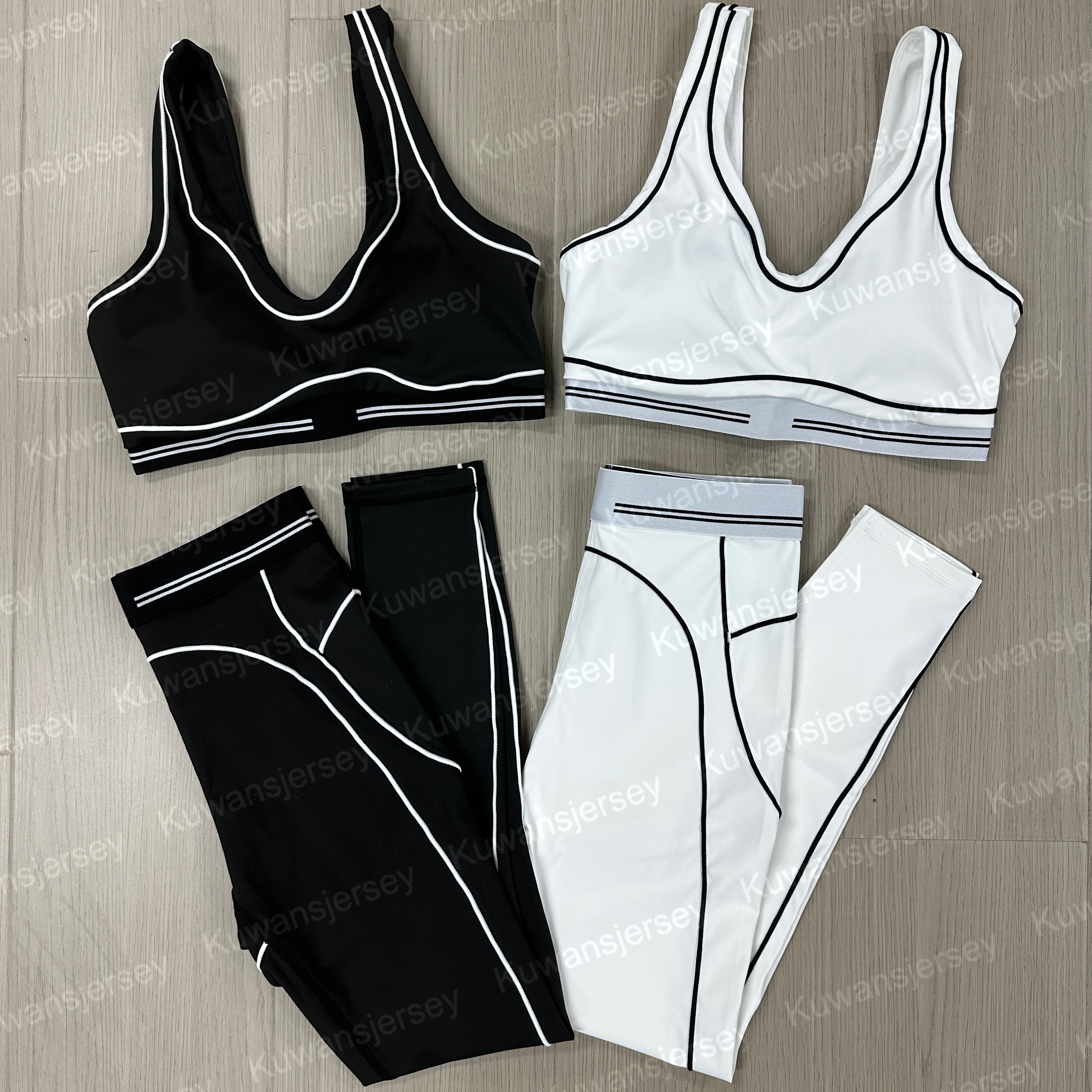 Women's Yoga Set Heart Throb Bra + Leggings Yogawomen Sets Gym Short Sports Outfit Pants Shaping Waist Fitness Jogging Sportswear Running-image-1080652525