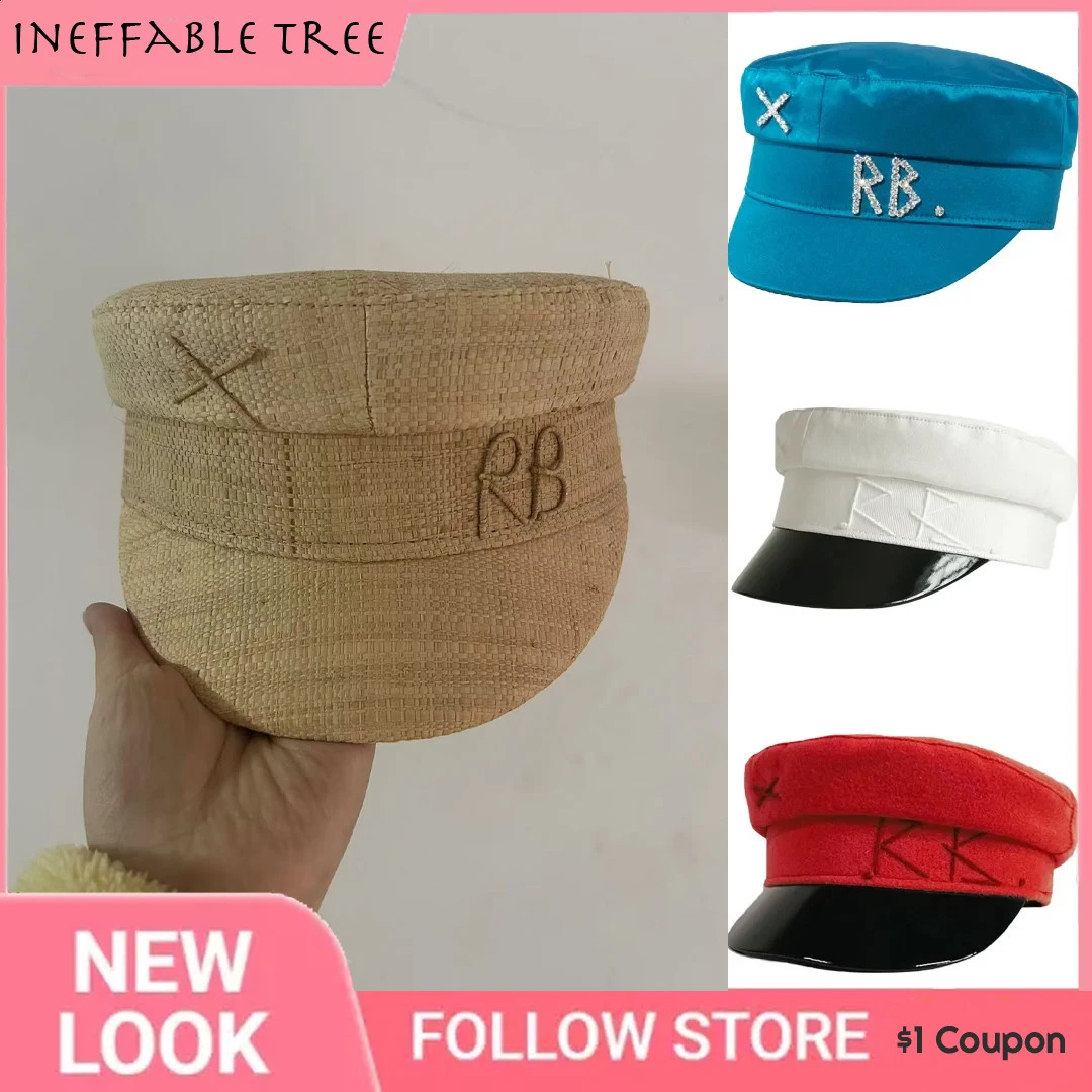 Y2K Collection Chic PU coton sboy chapeaux pour femmes plat militaire casquettes boulanger garçon chapeau avec Sombreros De Mujer 251017