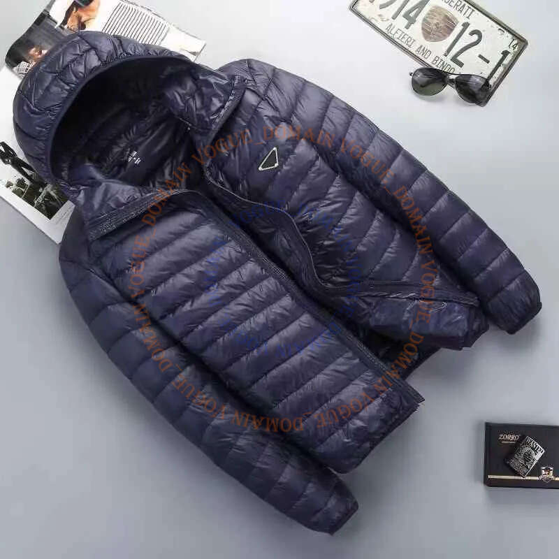 NEW Designer Inverted Triangle PR Down Men's And Women's High Quality Windproof Jackets Cotton Padded Jacket Metal Sign coat 968 6e3