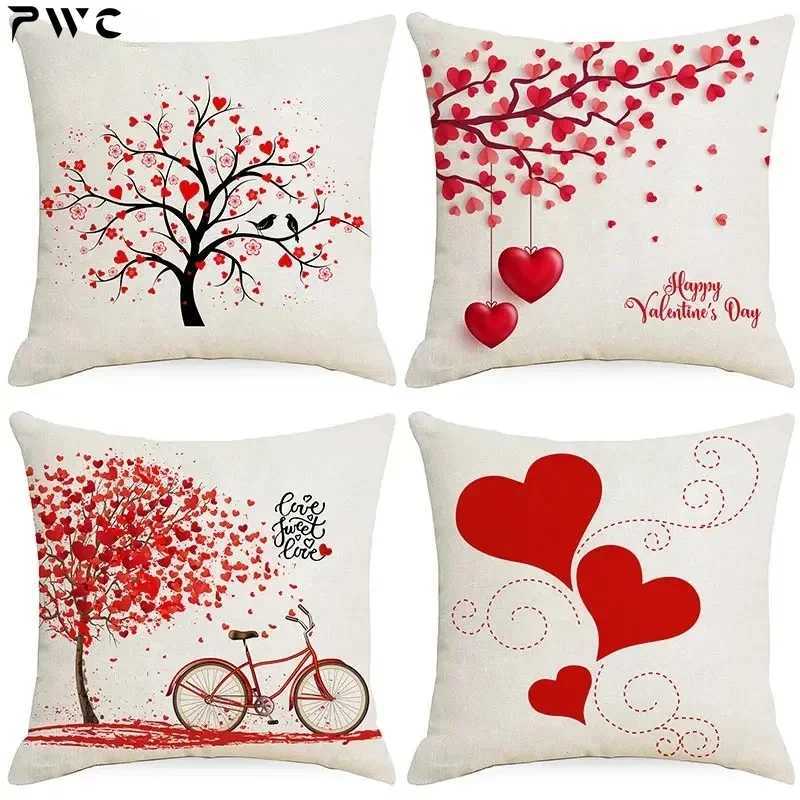Love Tree case Decorative Sofa Cushion Case Bed Cover Home Decor Cushion Cover Case Without Insert H251021-image-1080926840