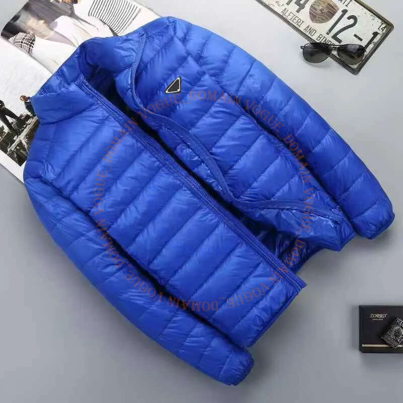 NEW Designer Inverted Triangle PR Down Men's And Women's High Quality Windproof Jackets Cotton Padded Jacket Metal Sign coat 968 9fb