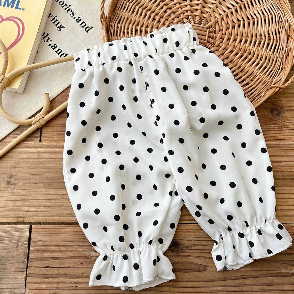 w559 Clothing Sets Girls Short Summer Fashion and Dot Pants Pieces Children Kids Outfits-image-1080959983