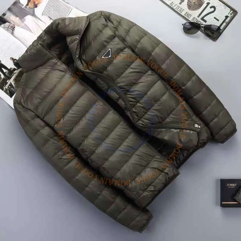 NEW Designer Inverted Triangle PR Down Men's And Women's High Quality Windproof Jackets Cotton Padded Jacket Metal Sign coat 968 536