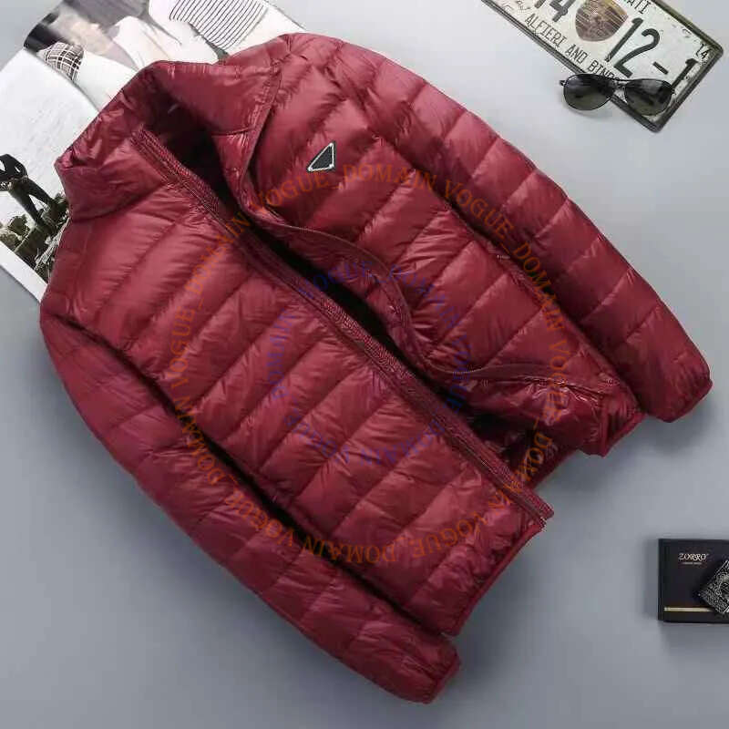 NEW Designer Inverted Triangle PR Down Men's And Women's High Quality Windproof Jackets Cotton Padded Jacket Metal Sign coat 968 88c