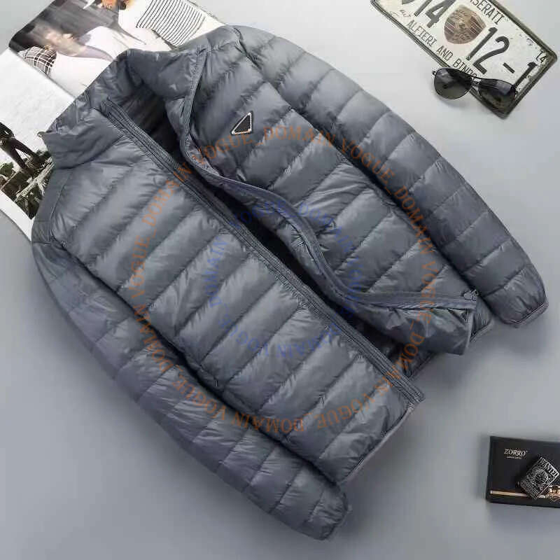 NEW Designer Inverted Triangle PR Down Men's And Women's High Quality Windproof Jackets Cotton Padded Jacket Metal Sign coat 968 ee6