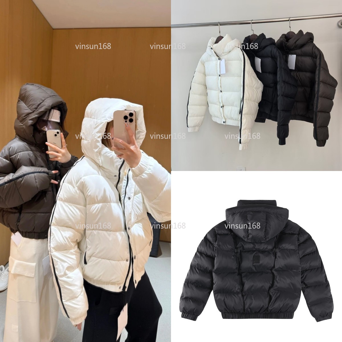 Yoga Down Coton Veste Designer Femmes Puffer Vestes Manteau D'hiver Vestes Fourrure Chaude Amovible À Capuche Doudoune Parka Manteau Taille XS-XL