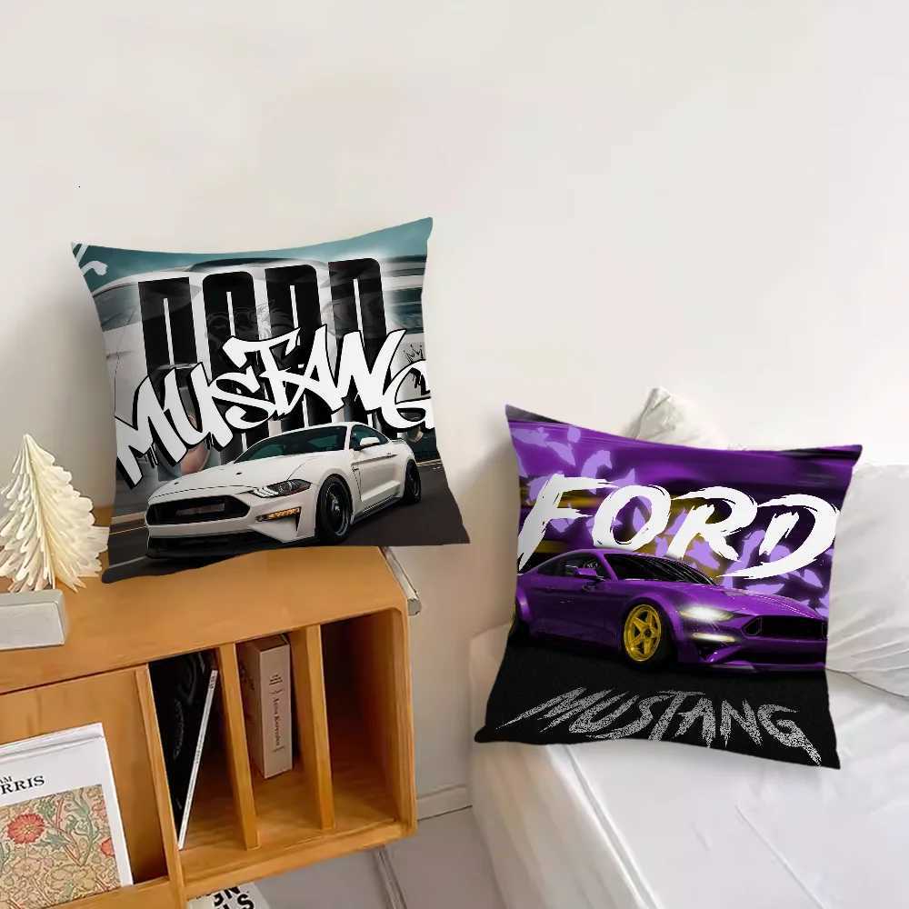 FFordS Sports Car MMustttang cushion cover Soft Cushion Cases for Farmhouse Sofa Decor Home Decorations and Protector H251021-image-1080928565