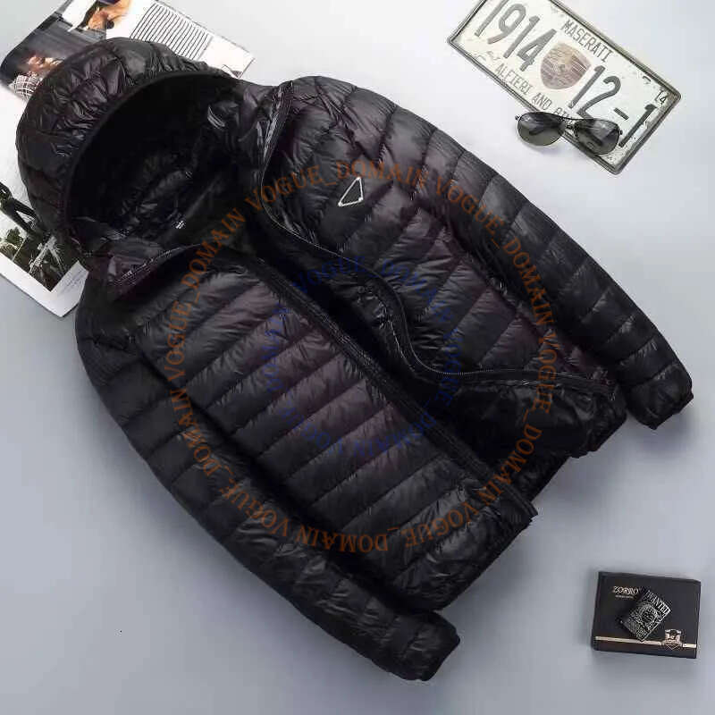 NEW Designer Inverted Triangle PR Down Men's And Women's High Quality Windproof Jackets Cotton Padded Jacket Metal Sign coat 968 9fd