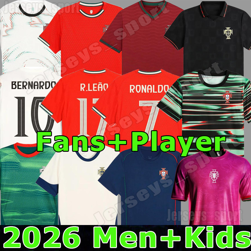 XXXL 4XL 2025 Portugal national football team Soccer Jerseys 25 26 Portuguese JOAO FELIX B.FERNANDES Player Version Football Shirts Goalkeeper Me-image-928447195