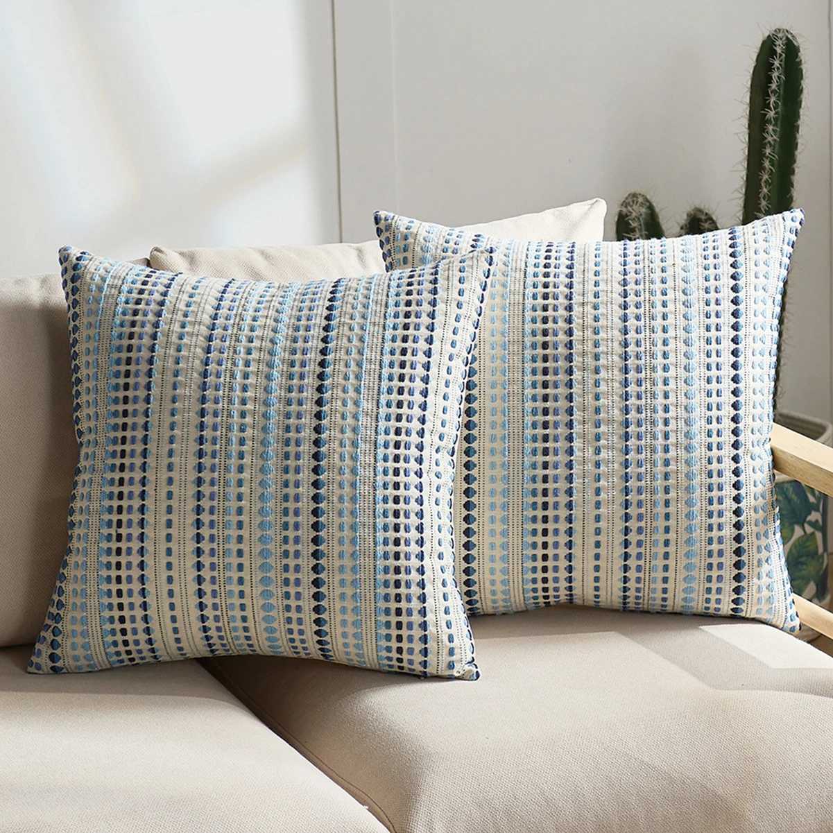 Chenille Cover 45x45cm Soft Throw Cushion Cover Decorative Square Case For Couch Sofa Bed case50x50 H251021-image-1080927032