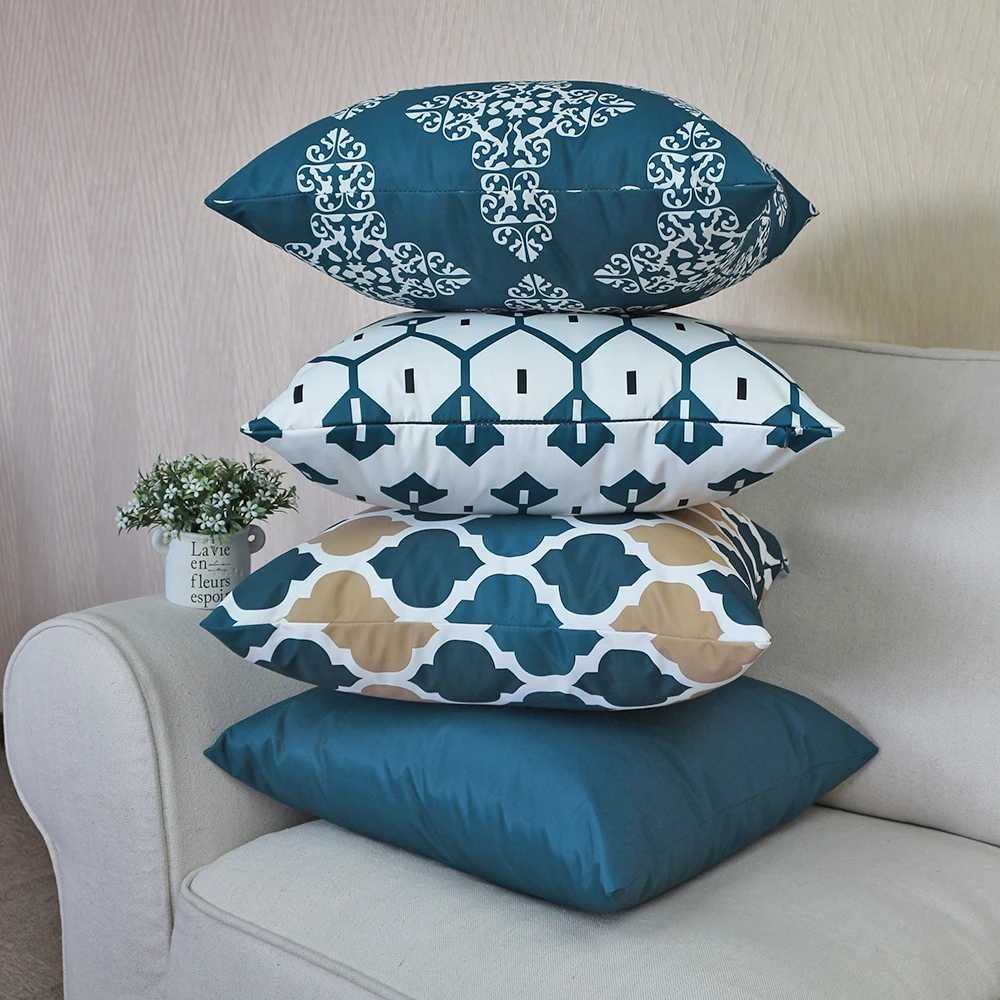 40455060cm Twill Waterproof Colorful Print Outdoor case Summer Cool Cushion Cover For Patio Sofa Balcony H251021-image-1080927559