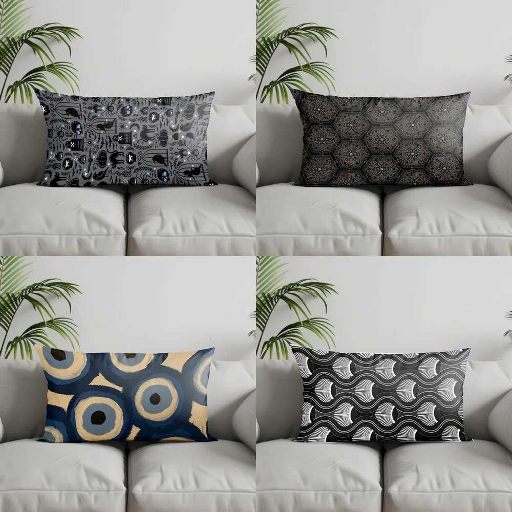 Home Decor Exotic Patterns Decorative case Suitable For Sofa Bedroom Car Cover Cushion Rectangular Back Cushion H251021-image-1080926948