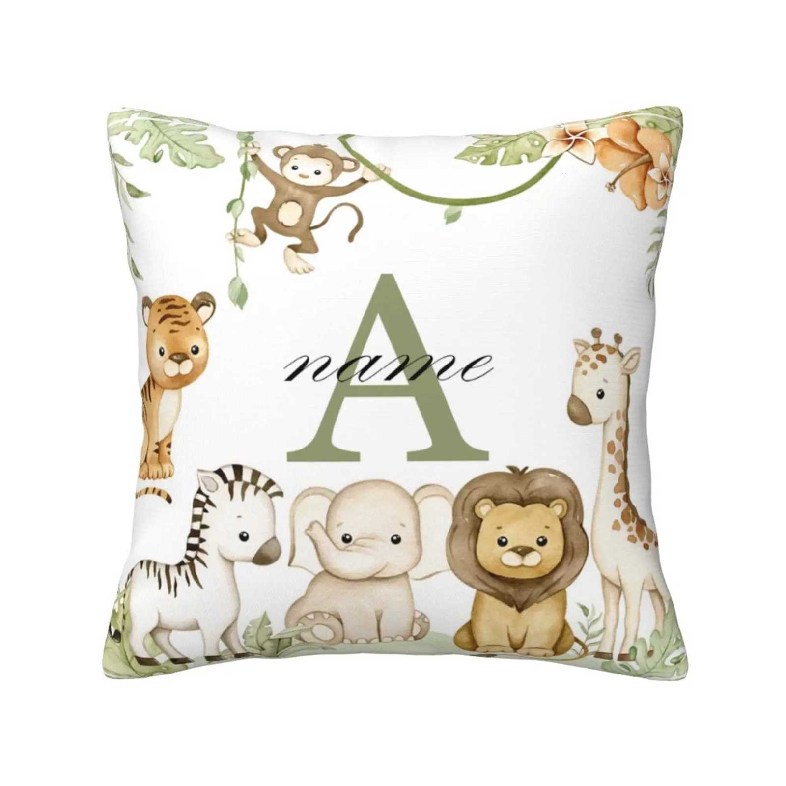 Animal with Name Case Personzed Dust Cover Bedroom Kids Wild Party Decoration case Birthday Children Gift H251021-image-1080928644