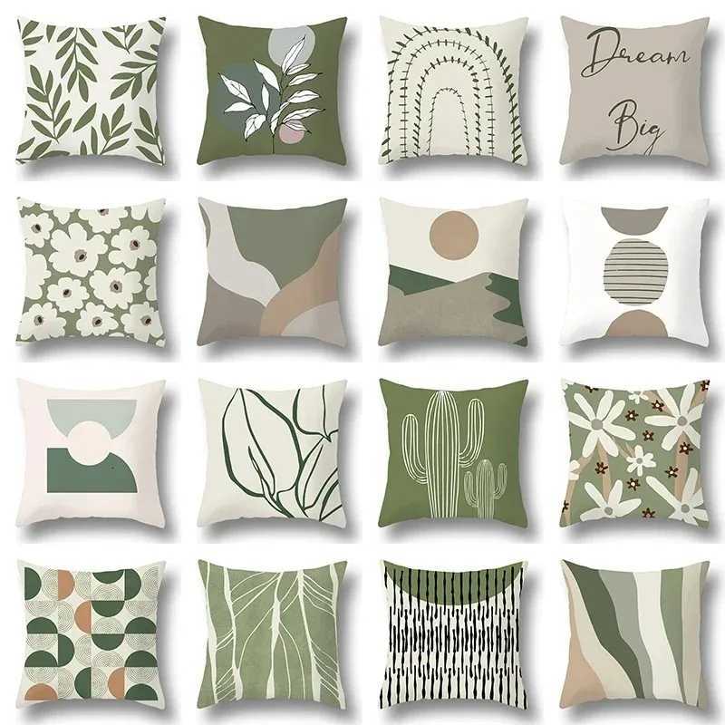 Green Plant Sofa Cushion Comfort Office case Living Room Home Decorative Printed case H251021-image-1080927458