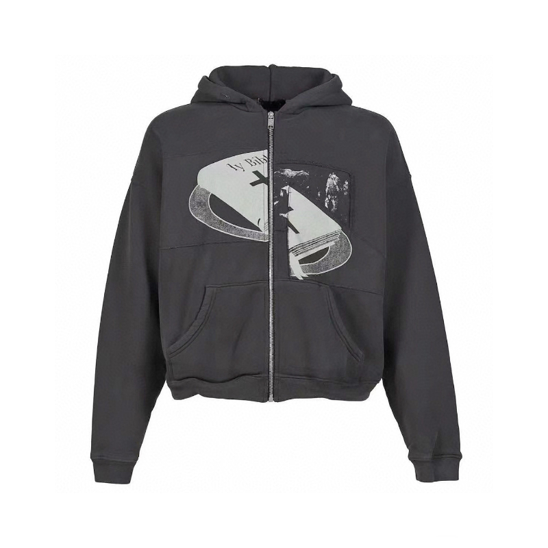 Men's Plus Size Hoodies & Sweatshirts Black Zip Coats