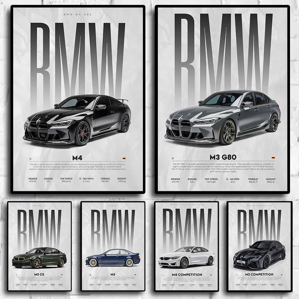 Black Famous Cars Competition Poster Picture Mural Modern Canvas Painting Wall Art Home Decoration Print for Living Room Decor D251022-image-1081181499