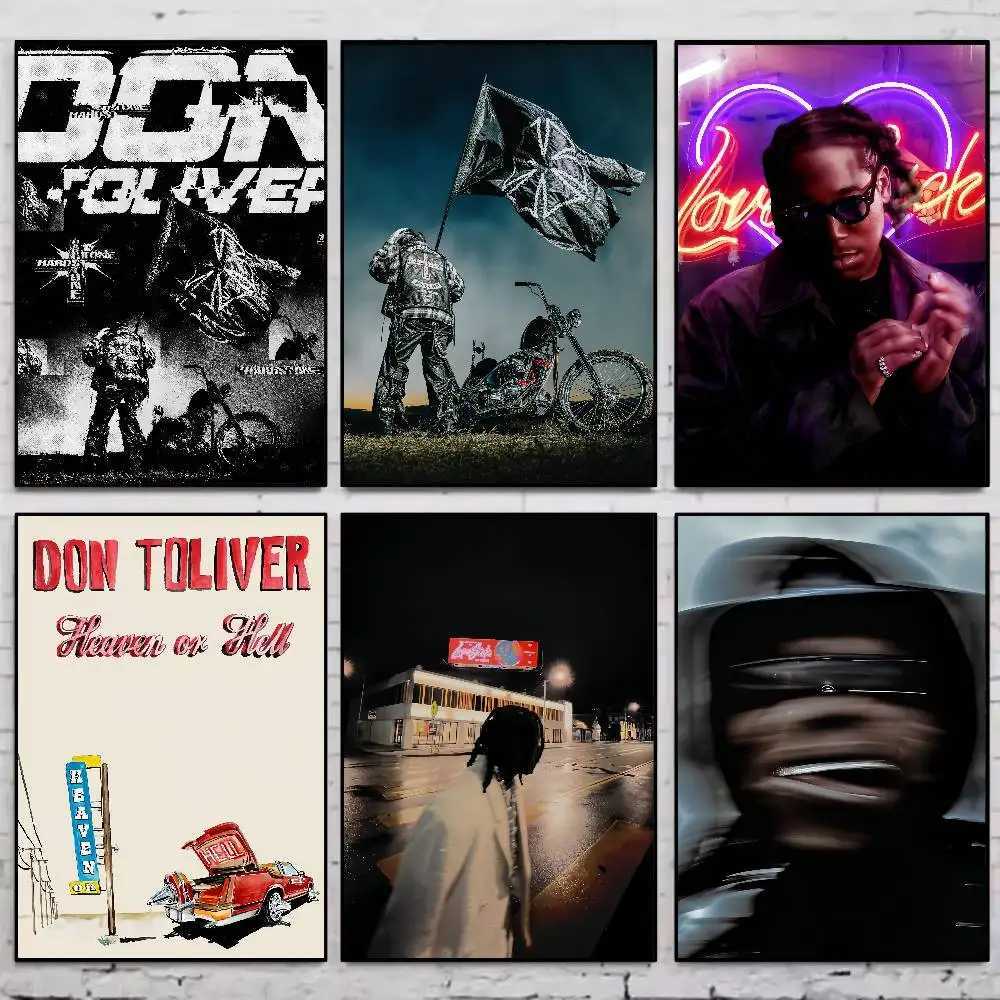 Rapper Don Toliver Love Sick Poster Gallery Prints Self Adhesive Home Decor Decoration Wall Decals Living Room Sticker D251022-image-1081181581