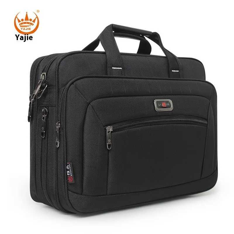 Business mens briefcase canvas waterproof large capacity 156 inch laptop bag work bag business bags official office bag W251022-image-1081177200