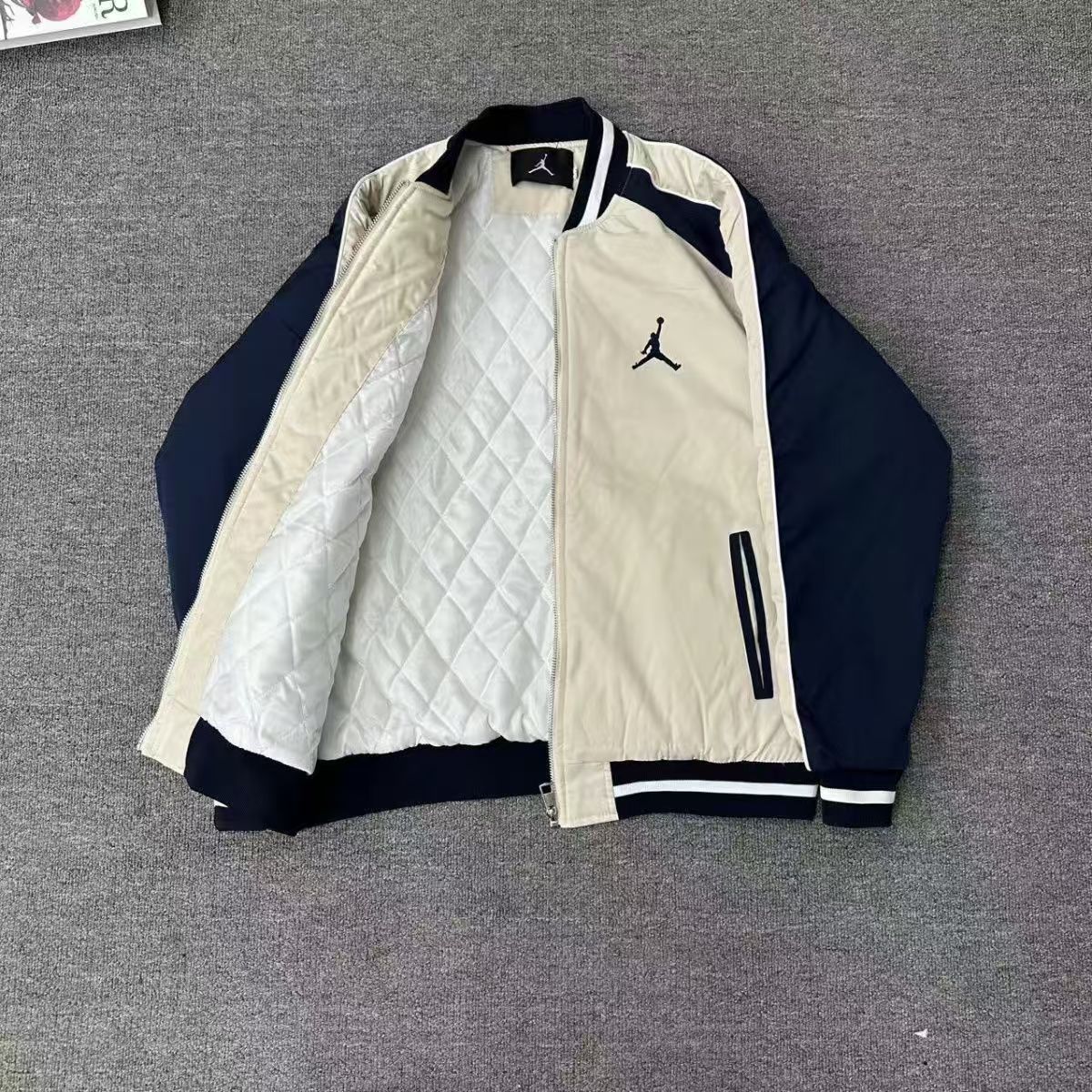 Men's winter hot item embroidered Flyman baseball thick coat for men and women's casual sports trend versatile couple cotton jacket